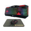 GAMDIAS ARES|M2 KEYBOARD + ZEUS|E2 MOUSE + MOUSE MAT 3 IN 1 GAMING COMBO
