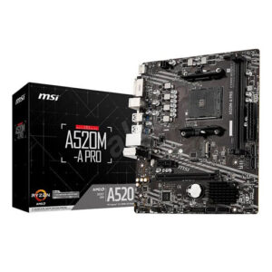 MSI A520M-A PRO MOTHERBOARD