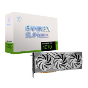 MSI GEFORCE RTX 4070 GAMING X 12GB GDDR6X SLIM WHITE