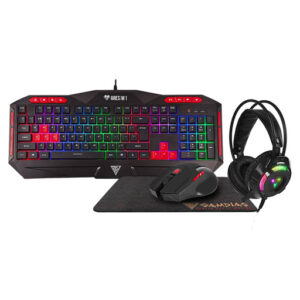 GAMDIAS POSEIDON |KEYBOARD+ MOUSE+MOUSE MAT AND HEADSET 4 IN 1 GAMING COMBO