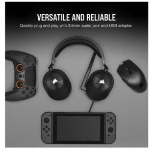 CORSAIR HS55 SURROUND GAMING HEADSET-CARBON
