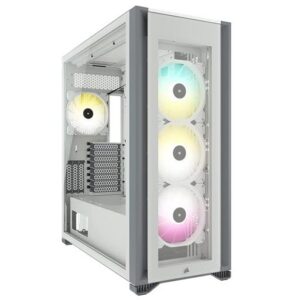 CORSAIR ICUE 7000X RGB TEMPERED GLASS FULL-TOWER ATX CASE – WHITE