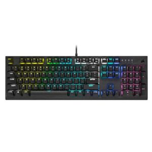 CORSAIR K60 RGB PRO MECHANICAL GAMING KEYBOARD CHERRY VIOLA BLACK