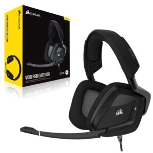 CORSAIR VOID RGB ELITE USB PREMIUM GAMING HEADSET WITH 7.1 SURROUND SOUND-CARBON