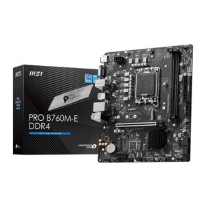MSI PRO B760M-E DDR4 MOTHERBOARD
