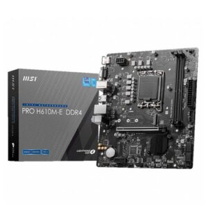 MSI PRO H610M-E DDR4 MOTHERBOARD