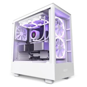 NZXT H5 ELITE EDITION RGB ATX MID TOWER WHITE CASE