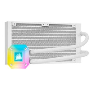 CORSAIR ICUE H100I ELITE CAPELLIX XT 240MM LIQUID COOLER – WHITE