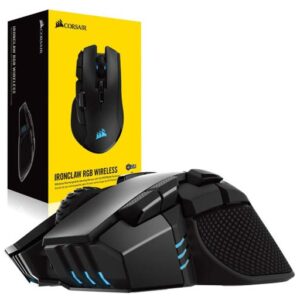 CORSAIR IRONCLAW RGB OPTICAL MOBA/MMO WIRELESS GAMING MOUSE
