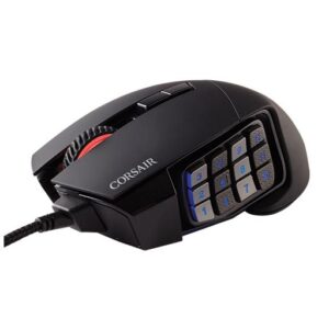 CORSAIR SCIMITAR RGB ELITE OPTICAL MOBA/MMO GAMING MOUSE – BLACK