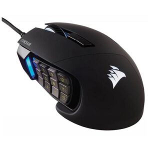CORSAIR SCIMITAR RGB ELITE OPTICAL MOBA/MMO GAMING MOUSE – BLACK