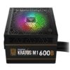 GAMDIAS KRATOS M1-600B RGB 600 WATT 80 PLUS BRONZ POWER SUPPLY