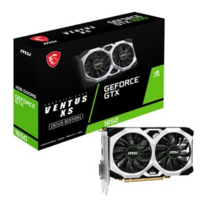 MSI GEFORCE GTX 1650 D6 VENTUS XS OCV3 4GB GDDR6 GRAPHICS CARD