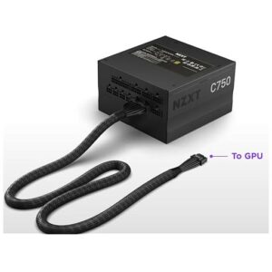 NZXT 600W PCIE 5.0 12VHPWR PSU POWER CABLE