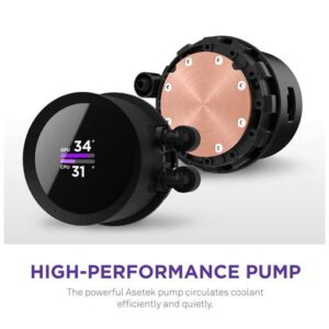 NZXT KRAKEN 360 (360MM) RGB CPU LIQUID COOLER WITH LCD DISPLAY BLACK