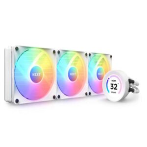 NZXT KRAKEN ELITE 360 (360MM) RGB CPU LIQUID COOLER WITH LCD DISPLAY WHITE