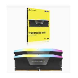 CORSAIR VENGEANCE RGB 32GB (2X16) DDR5 DRAM 5600MHZ C40 MEMORY INTEL XMP MEMORY