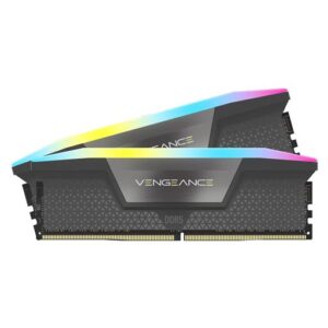 CORSAIR VENGEANCE RGB 64GB (2X32) DDR5 DRAM 6000MHZ AMD EXPO MEMORY